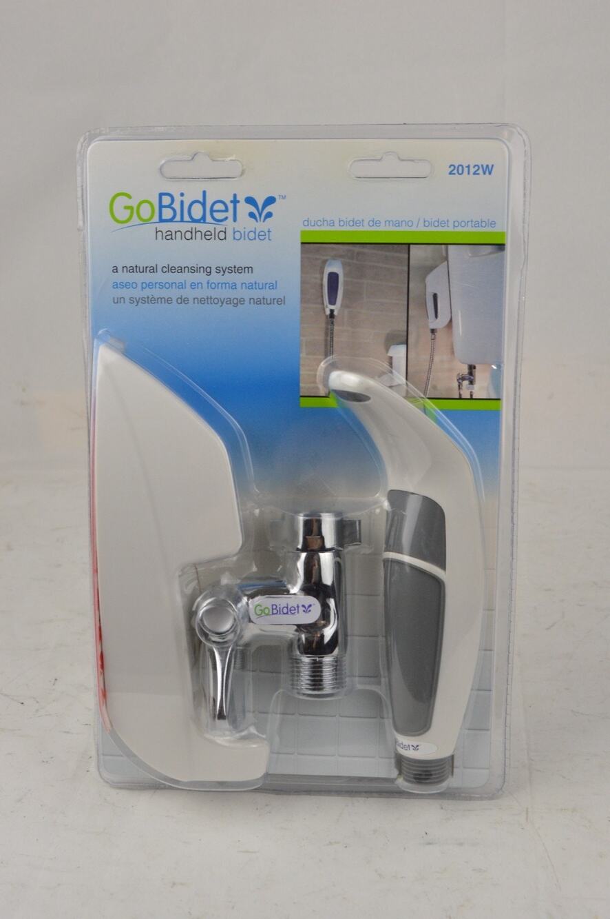 GoBidet 2012W Handheld Bidet Sprayer White Easy Install Mountable Attachment